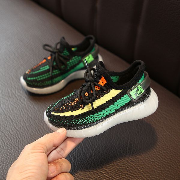 Bahar Bebek Ayakkabıları Erkek Kız Nefes Örgü Örgü bebek ayakkabısı Moda Bebek Sneakers Yumuşak Rahat Çocuk Ayakkabıları Boyutu 22-31