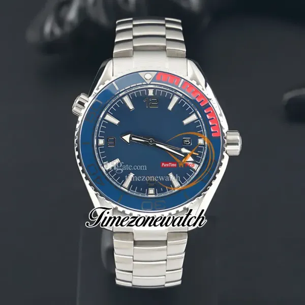 JJF New 42mm Diver 600M A8900 Orologio da uomo automatico 007 Blu / Res Lunetta in ceramica Quadrante blu Bracciale in acciaio inossidabile 215.30.44.21.03.001 Orologi TWOM Timezonewatch Z03