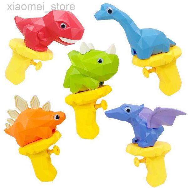 3PSCBath Toys Mite Spray Water Pun для детей летние игрушки для ванны динозавры Squirt Wemon