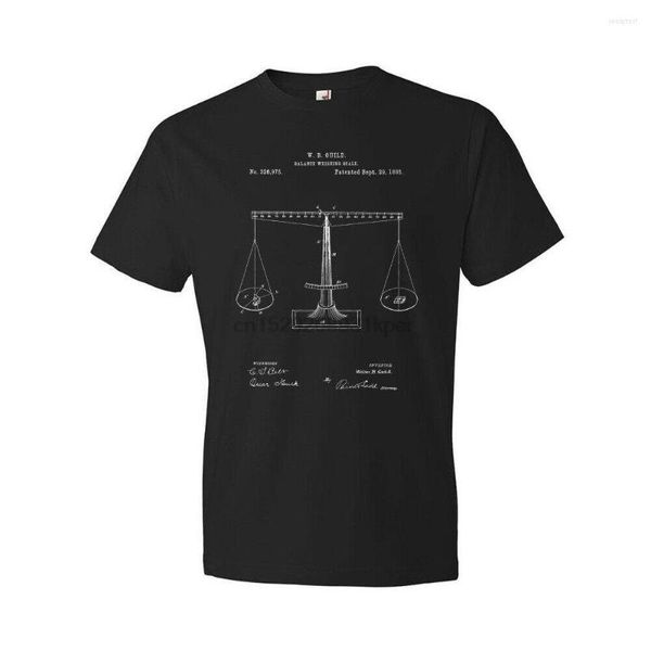 Herren T-Shirts Waage der Gerechtigkeit Shirt Jurastudent Anwalt Geschenk Gerichtssaal Paralegal