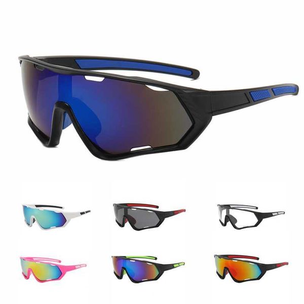 Outdoor-Brillen Outdoor-Sportbrillen Männer Frauen Fahrradbrillen Berg MTB Radfahren Angeln UV400 bunte Sonnenbrille stilvolle Fahrrad-Straßenbrille P230518