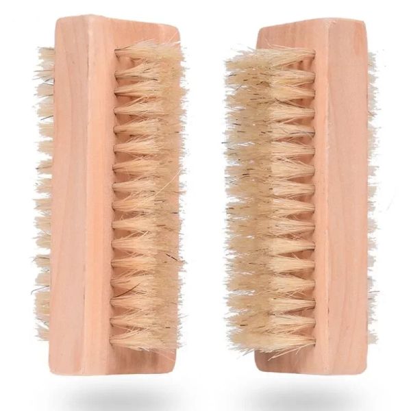 Escova de javali natural escova de madeira pincel de mato limpo pincel corporal massagem lavadora de compra ferramentas novas