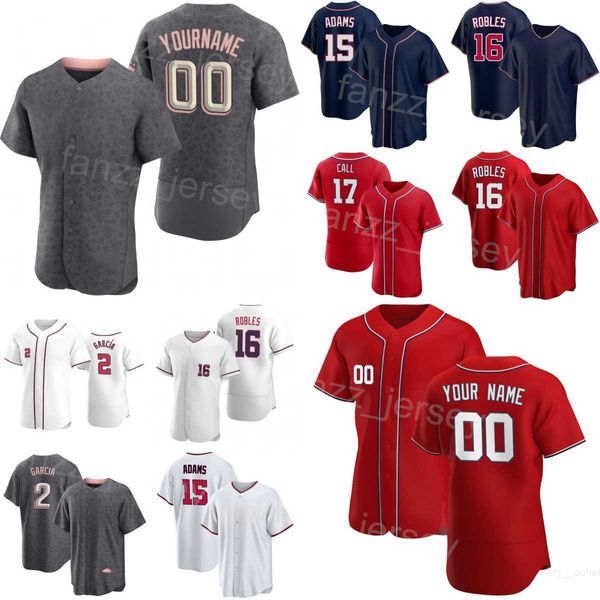 Baseball 36 Stone Garrett Jerseys 6 Michael Chavis 15 Riley Adams 16 Victor Robles 17 Alex Call 2 Luis Garcia 13 Starlin Castro 11 Ryan Zimmerman Space City Mulheres G-M G-M G-M