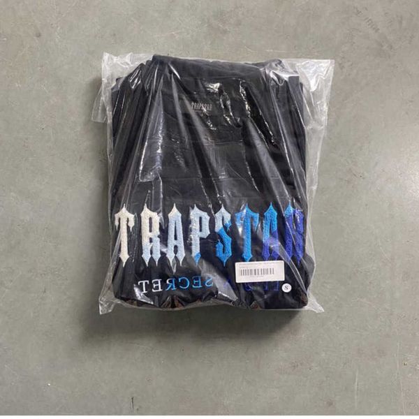 T-shirts masculino Tamart Summer TRAPSTAR CURTO TERNO CURTO 2.0 CHENILLE decodificou o sabor dos doces do rock, senhoras, camiseta de tracksuit de tracksuit, um novo design 85ess