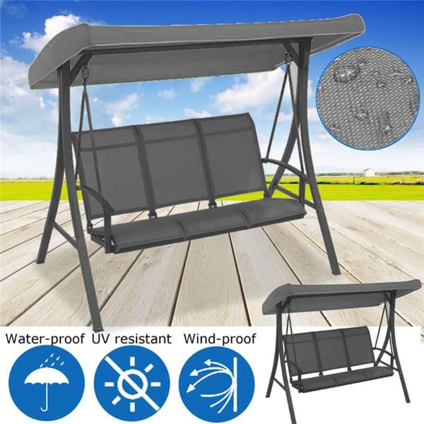 Schatten wasserdichte Gartenschaukel-Überdachung, obere Abdeckung, Outdoor-Stuhl, Hängematte, Dach, Ersatz-Markise