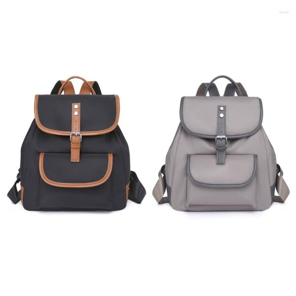 Backpack Girls School Bag de grande capacidade Lazer viagens femininas Oxford Plow Packs Backs para o fim de semana de trabalho da faculdade