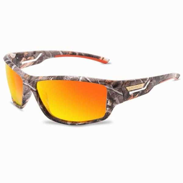 Eyewear Quisviker Esporte de óculos de pesca com óculos de sol raio de raio Ciclismo óculos de sol polarizados ao ar livre homens homens peixes óculos P230518