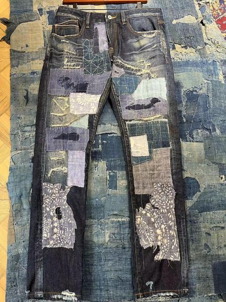 Jeans da uomo Qw0561 Fashion Men's 2023 Runway Luxury European Design Party Style Clothing