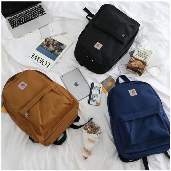 Mochila Européia e Americana de Backpack de grande capacidade para a bolsa escolar e feminina Bolsa de viagem à beira de lazer ao ar livre