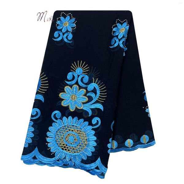 Roupas étnicas 2023 African Cotton Flor Bordado Dubai Mulheres Muçulmanas Islâmicas Turbano Soft BW-108