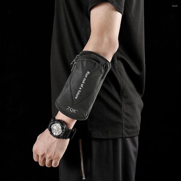 Knieschützer, Outdoor-Sport-Armtasche, wasserdicht, reflektierend, Handy-Armband zum Laufen, Joggen, Radfahren, Klettern