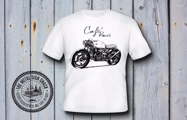 Herren T-Shirts 2023 Herren Shirt Cafe Racer Herren Motorrad Biker Retro Geschenk Klassisch 8