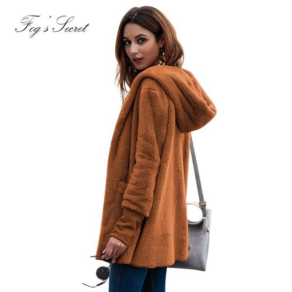 Trench da donna 2023 Warm Teddy Coat Capispalla per donna Semplice pile leggero Girly Student Pelliccia Moda Streetwear Autunno inverno