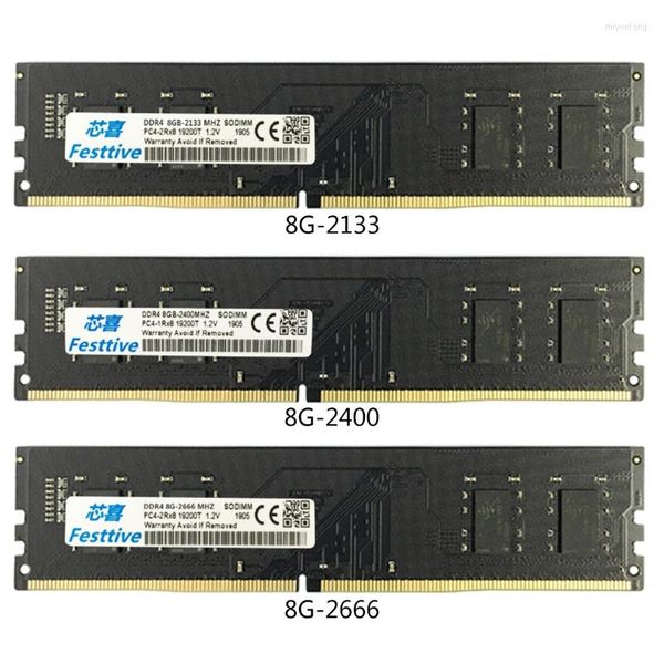 Computador 8G DDR4 Cartão de memória PC Componentes de hardware Desktop Compatível Compatível e peças de modificação