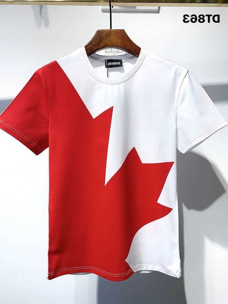PHANTOM TURTLE DSQ Men's T-Shirts 2023SS New Mens Designer T shirt Paris fashion Tshirts Summer Pattern T-shirt Male Top Quality 100% Cotton Top 1169