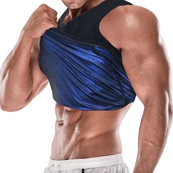 Body Shapers da uomo Allenatore per la vita da uomo Body Shaper Allenamento del sudore Canotta Dimagrante Sauna Gilet Felpa Compressione Camicia termica Shapewear 230519