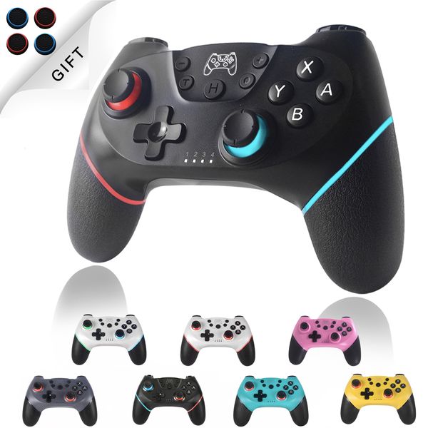 Игровые контроллеры джойстики Оптовые 203040 ПК BluetoothCompatible Pro Gamepad для NSWITCH NS Switch Console Консоль беспроводной джойстик управление 230518