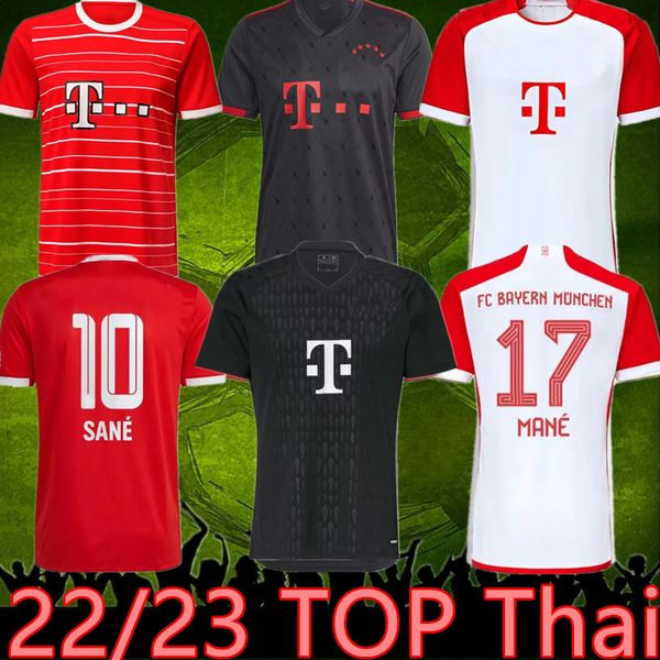 23 24 maglia da calcio DE LIGT MANE SANE HERNANDEZ BAYERN MUNICH 3rd GNABRY GORETZKA COMAN MULLER DAVIES KIMMICH maglia da calcio Uomo 2023 2024 uniformi terzo