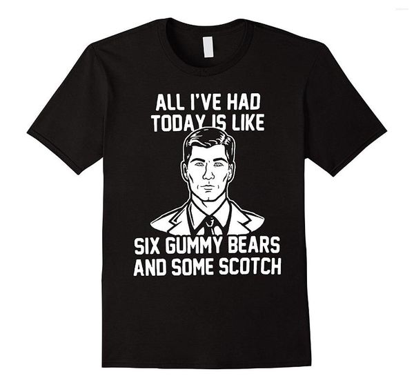 Magliette da uomo Tutto quello che ho avuto oggi è come sei orsetti gommosi e alcuni. T-shirt Summer Style Fashion Swag Uomo