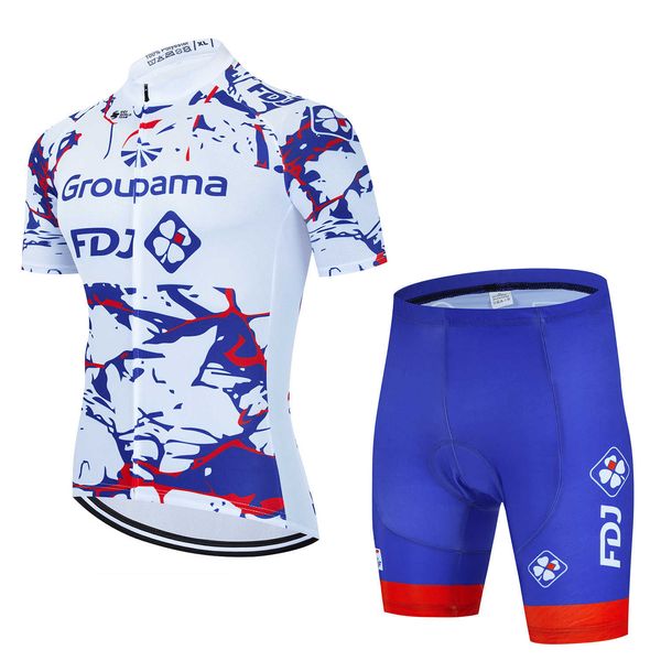 Radfahren Jersey Sets Radfahren Kleidung Herren Sets Sommer 2023 Männer Mtb Cartoon männer Jacke Mann Ärmel Jersey Shorts Bib fahrrad Sport Kleidung P230519 gut