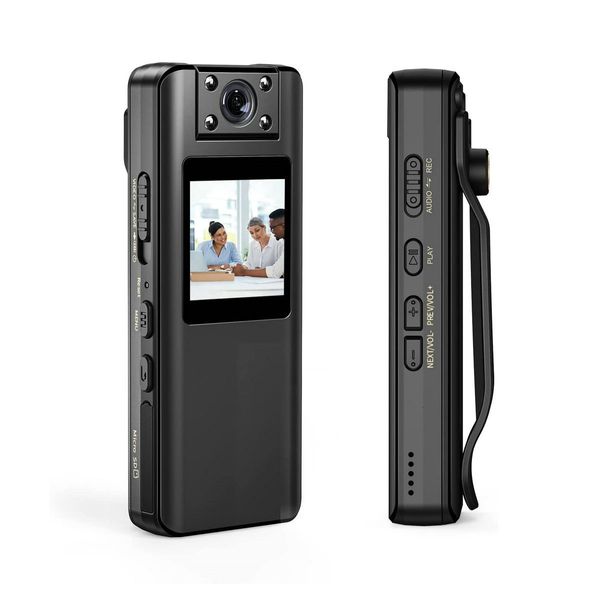 Digitalkameras A22 Full HD 1080P Sport DV Nachtsicht 2200 mAh Bewegungserkennung Körperkamera LCD-Bildschirm Mini-Camcorder Cam Fahrradkamera 230518