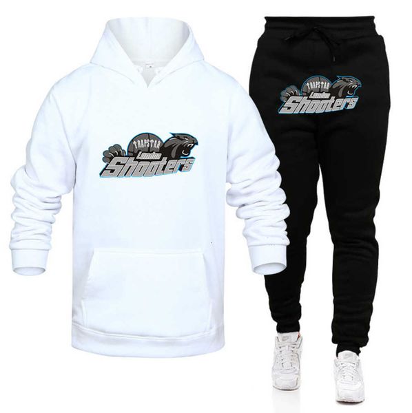 Männer Trainingsanzüge Herbst Trapstar Trainingsanzug Shooters Gedruckt Männer Winter Hoodie Set Frauen Übergroßen Marke Sport Anzug Hose Sets Hohe qualität30ess