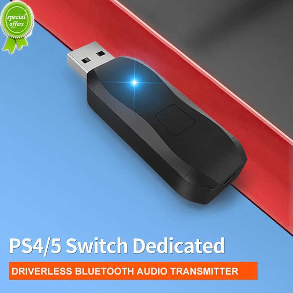 Novo adaptador de carro Bluetooth 5.1 Receptor de transmissor estéreo Bluetooth USB com Aux de 3,5 mm para TV PC fone de ouvido Home Acessórios elétricos