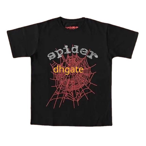 2023 T-Shirt Spider Jumper Europäische und amerikanische junge Sänger Kurzarm-T-Shirts Mode Sport Designer Hip Hop Kanyes Style