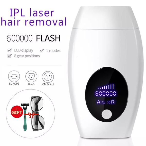 Эпилятор IPL Laser Hair Machine 600000 Flash Epilator Professional Laser Женщины безболезненные машины для снятия волос Depilador A Laser 230518