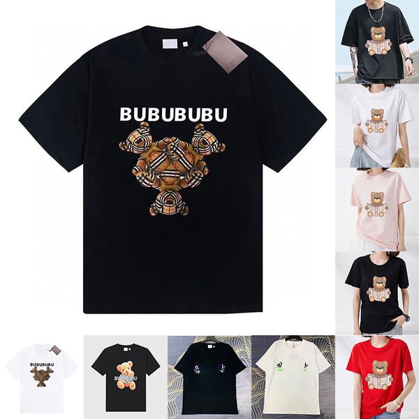 Herren Designer T-Shirt Sommer Luxurys T-Shirt Hip Hop Damen Druck Diamanteinsatz Kurzarm Baumwolle Casual T-Shirt Bewegung BZ8Q