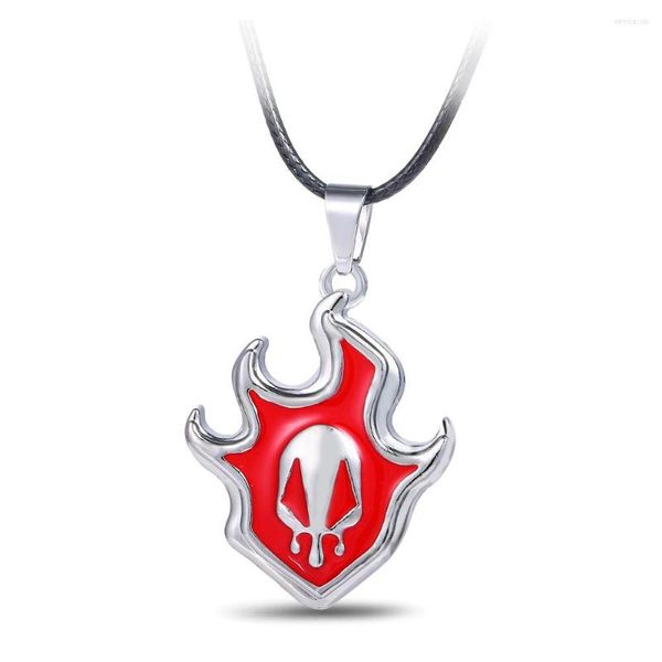 Colares pendentes HSIC Bleach Red Fire Pingingnecklace Pessoalmente de alta qualidade Jóias ambientais não festas