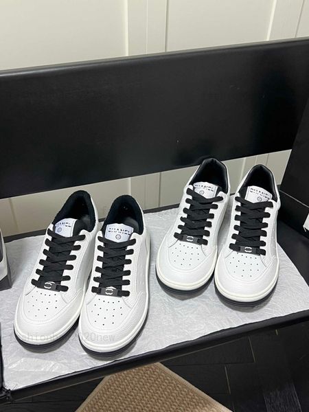 Designer Luxury channel Classic Sneaker Butt Letter Printed Casual Low Platform Shoes Womens Ladies Outdoor Running Zapatos Baskeball Shoe