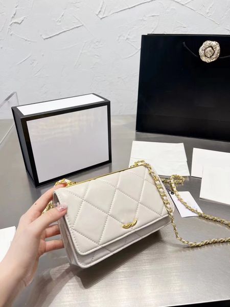Bolsa de ombro da moda Xiaoxiang Home Luxury Designer Bag Chain Metal Cadeir