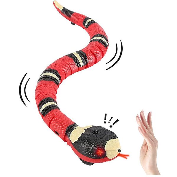 Toys Pawpartner Smart Sensing Snake Cat Toys Автоматические интерактивные игры для котенка USB зарядка электрическая игра для домашних животных