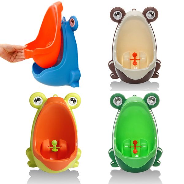 Sitzbezüge Frosch Kunststoff Baby Jungen Kinder Pinkeln Töpfchen Toilettentraining Kinder Urinal Badezimmer 230519