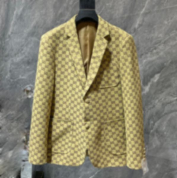 Erkek Suit Blazers Tasarımcı Mektubu Baskı Erkekler Azers Pamuk Keten Moda Ceket Ceketleri İş Sıradan İnce Uygun Film Takım Azer Erkek Stilleri M488