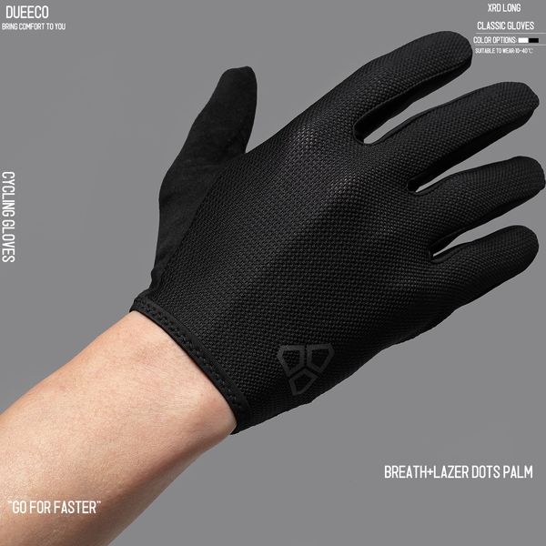 Велосипедные перчатки Dueeco Full Finger Cycling Gloves велосипедные перчатки горные велосипедные перчатки-xrd, наполненные амортизирующими, поглощающими против скольжения перчаток MTB 230518