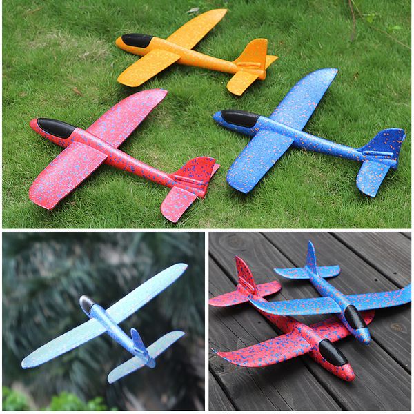 Diecast Model DIY Рука бросить летающие планеры игрушки для детей для детей пена самолета наполнители наполнители.