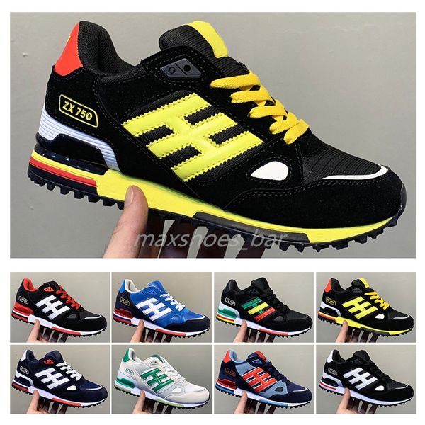2023 EDITEX ORİJİNALLER ZX750 Sneakers ZX 750 Tasarımcı Erkek Kadın Atletik Nefes Alabilir Eğitmeni Spor Gündelik Ayakkabı Boyutu 36-44 M19