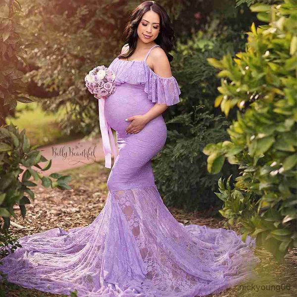 Mãe sexy Mãe vestido de maternidade Photography Props Roupas de gravidez Vestido para roupas de foto grávidas R230519