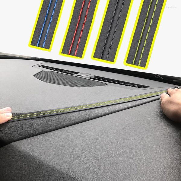 Acessórios para interiores 8m de carro auto-adesivo para moldagem painel de couro de decoração Diy Braid Strip Style Accessori