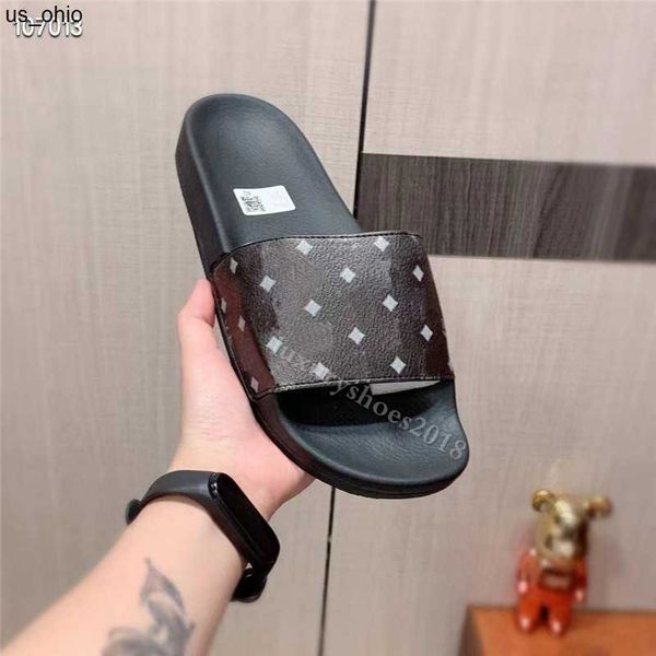 Slippers Summer Designer Slippers Luxury Women Women Mens Sandália Slide Flata Flip Flip Flip Shop Shoes com Box 3545 J0522