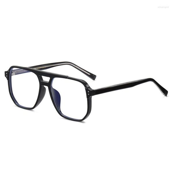Óculos de sol enquadramentos de grande quadro quadrado Computador de leitura de óculos de leitura homens Mulheres anti-azul leve TR90 Presbyopia óculos com lente CR-39