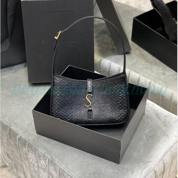 Bolsas de ombro femininas de designer de ponta Bolsas de axila de couro genuíno Moda Bolsas de luxo bling Nylon Qualidade Clássico Brilhante Bolsas de mão Caixa de fita