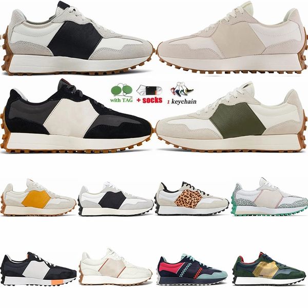 Tênis de corrida para homens mulheres 327 Moonbeam Outerspace Sea Salt Black Gum Turtledove Team Away Cinza Marinha Rosa Fumaça Nice Designer 327s Sneakers Trainer