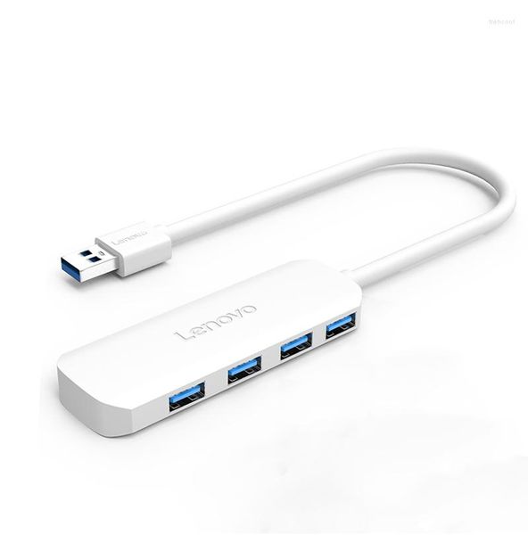 Lenovo Orijinal USB 3.0 Hub 4 bağlantı noktası adaptörü Çoklu Splitter Yüksek Hızlı OTG Dizüstü Bilgisayar Dizüstü Bilgisayar Aksesuarları Dock