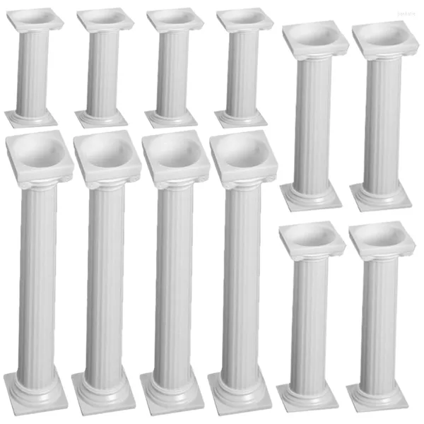 Geschirr-Sets, 12 Stück, Hochzeit, römische Säule, griechische Säulen, Tortenständer, Säulen, Kuchen, Trennhalterung