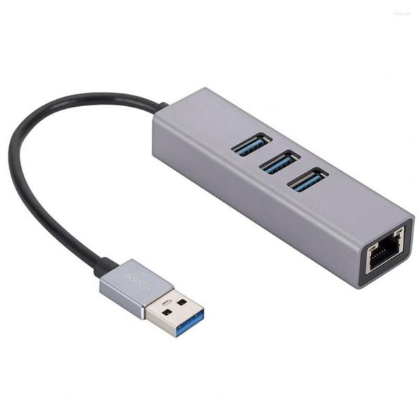 Splitter-Kabel-Hub, tragbar, Aluminiumlegierung, 1000 Mbit/s, Computerzubehör, USB-Docking-Ständer, Erweiterungsdock