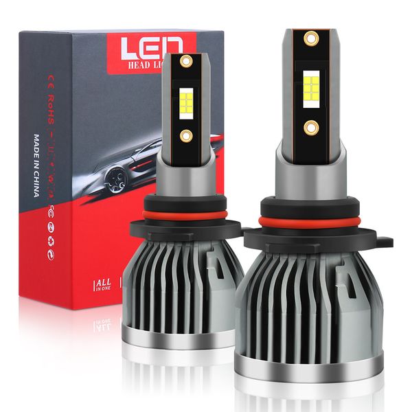 H7 LED CANBUS HB3 HB4 H11 H4 LED far 12000LM CSP3570 Otomatik Sis Işıkları İçin Çip Diyot Lambaları H1 H8 H13 6000K 12V Q3