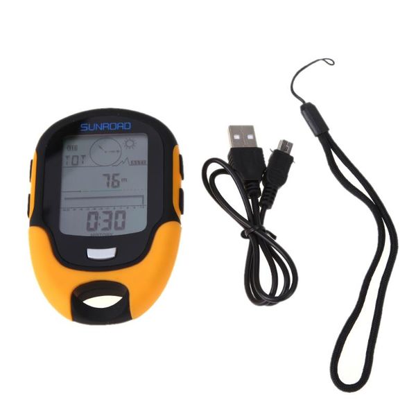 Outdoor Gadgets FR500 Handheld GPS Navigation Tracker Locator Ricevitore Altimetro digitale portatile Barometro Bussola